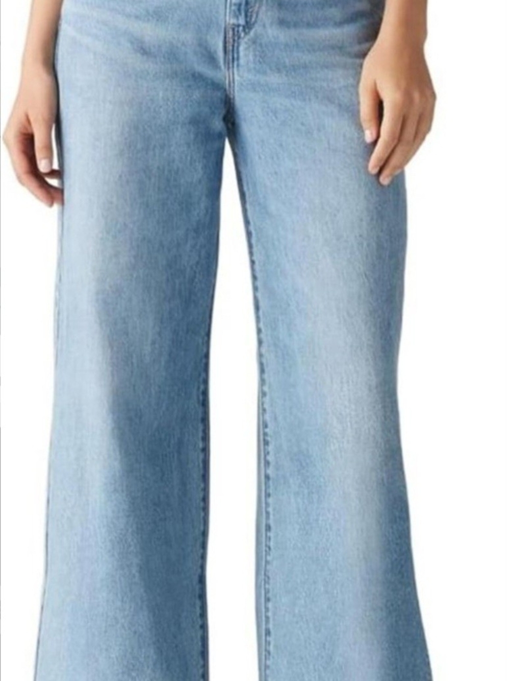 New Levi's Cinch Baggy Light Wash Wide Leg Jeans Size 32